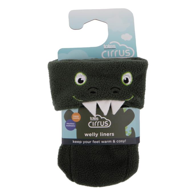Cirrus® Childrens Novelty Welly Liner Dinosaur Extra Image 1